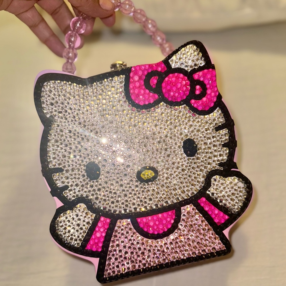 Hello kitty blinged tin bag